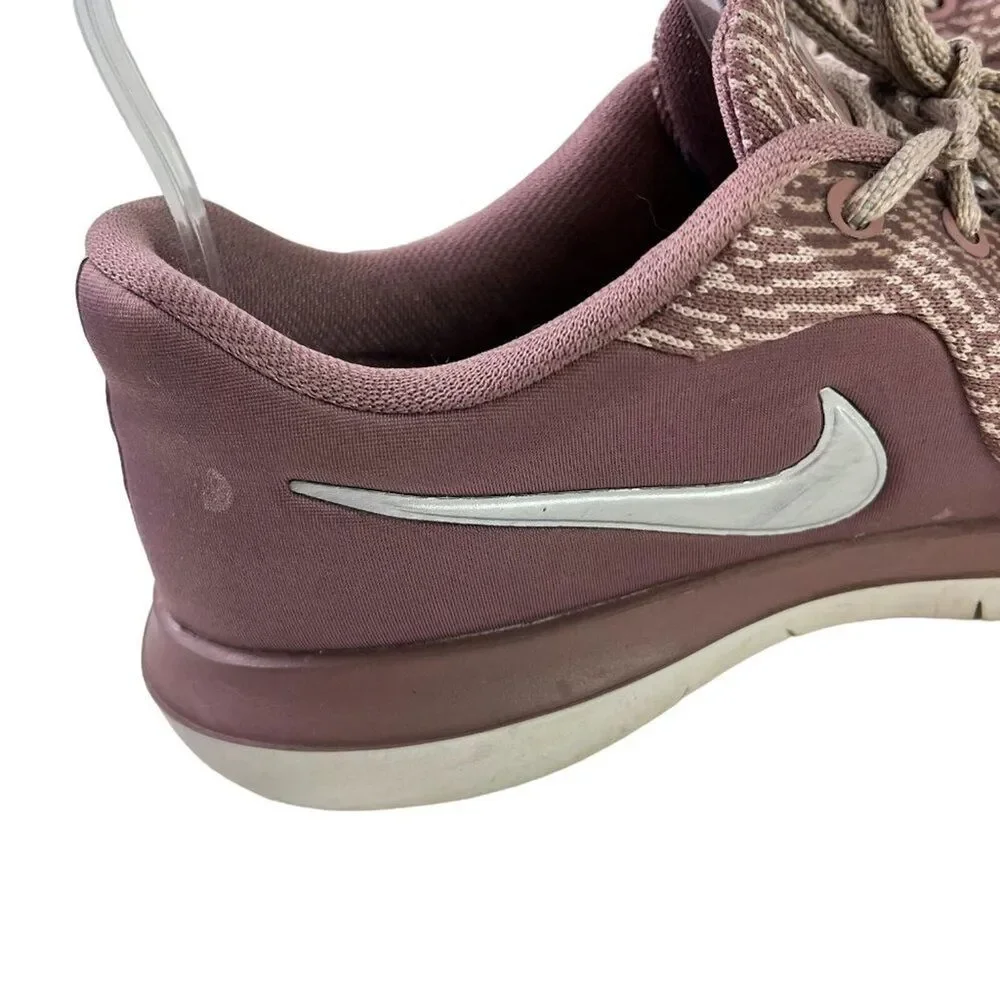 Nike Womens Flex Supreme TR6 Training Pink Lace Up Sneakers Shoes 909015-200 / 9